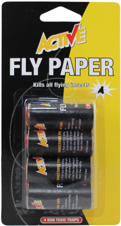 Active Fly Papers 4 Papers Per Blister - Tool (736x460), Png Download