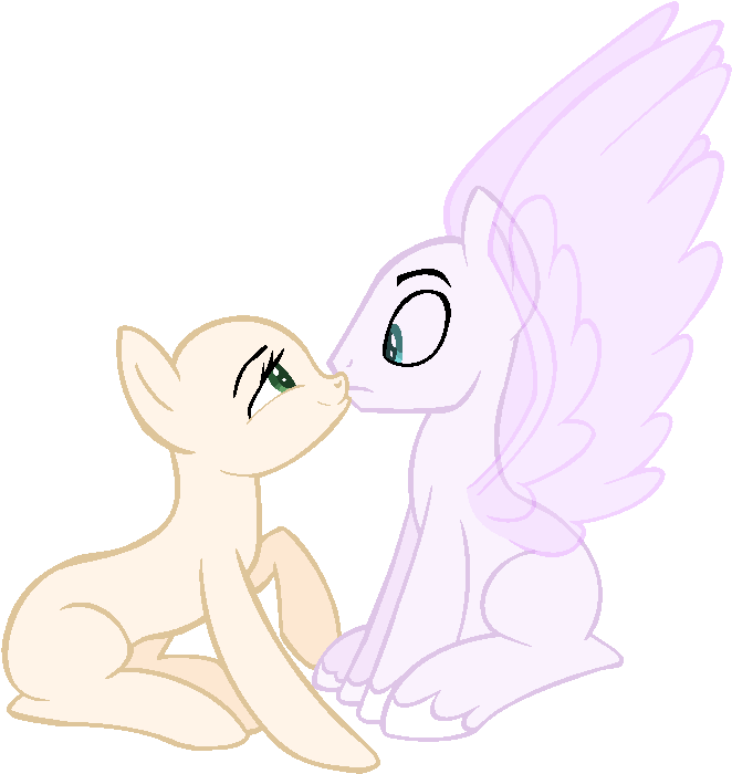 Rainbow Dash Speed Drawing - Kiss Mlp Couple Bases (906x803), Png Download