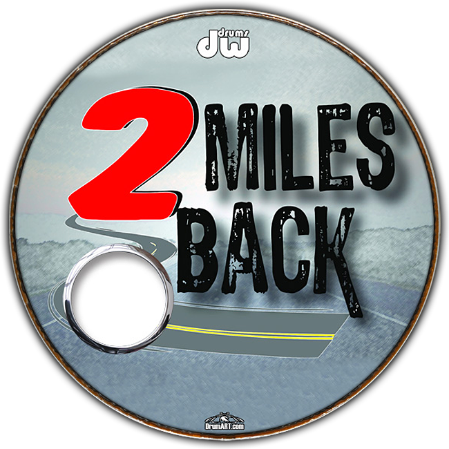 2 Miles Back - Circle (650x650), Png Download
