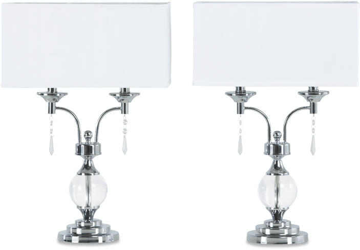 Cool Set Of Crystal Lamps With 32 Amazing Table Light - Product (846x534), Png Download