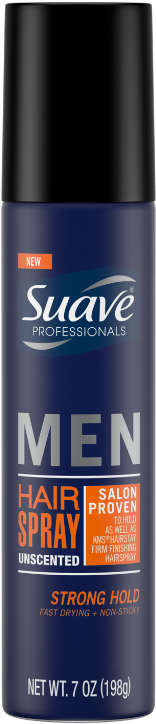 [men's Unscented Hairspray, A Man Applies Suave Men's - Suave Men's Hair Spray (767x767), Png Download