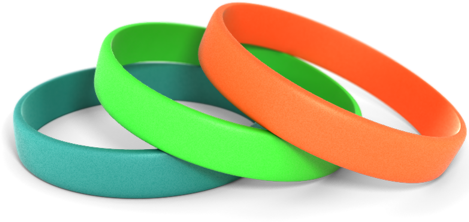 Classic 3 Stack - Wristband Png (1008x562), Png Download