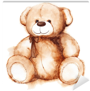 Cartoon Lovely Teddy Bear Toy Saint Valentine's Day - Teddy Bear Illustration (400x400), Png Download