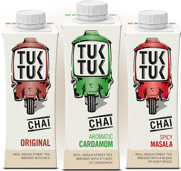 Tuk Tuk Stated Believes It Has Created A New Category - Tuk Tuk Chai Sainsburys (600x566), Png Download