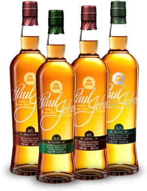 Paul John Single Malts Are The Master Creations Of - Paul John Brilliance Indian Single Malt (300x425), Png Download