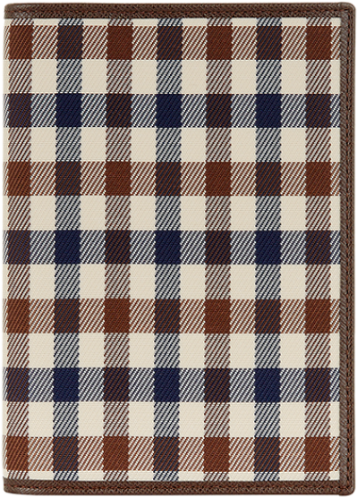 Brown Club Check Passport Cover - Shirt (606x793), Png Download