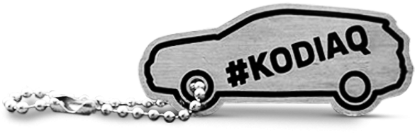 Kodiaq-sign - Škoda Auto (612x276), Png Download