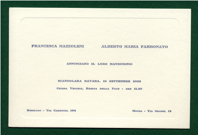 Wedding-cards With An Embossed Border - Diploma (400x400), Png Download