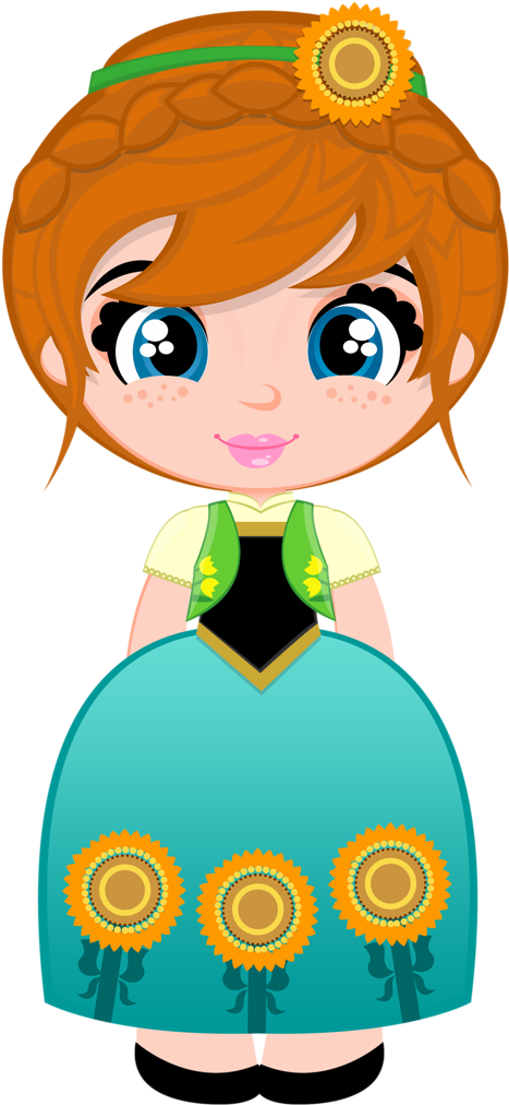 Frozen - Anna (588x1024), Png Download