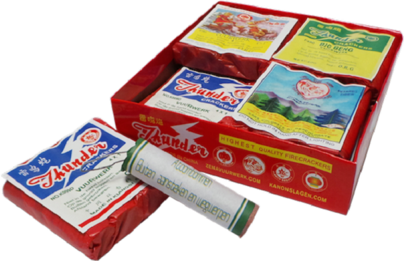 Thunder Classic Box - Funke Böller (800x800), Png Download