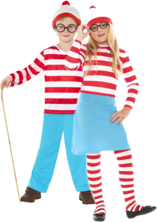 Where's Waldo Hat Png - Book Week Characters For Girls (500x793), Png Download
