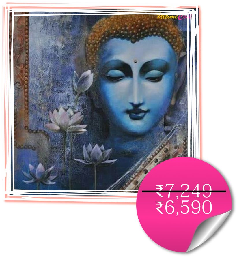 Shop Now - Hope Buddha Painting (1000x1000), Png Download