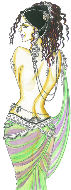 Sarika Singh - Indian Fashion Design Sketches (249x650), Png Download