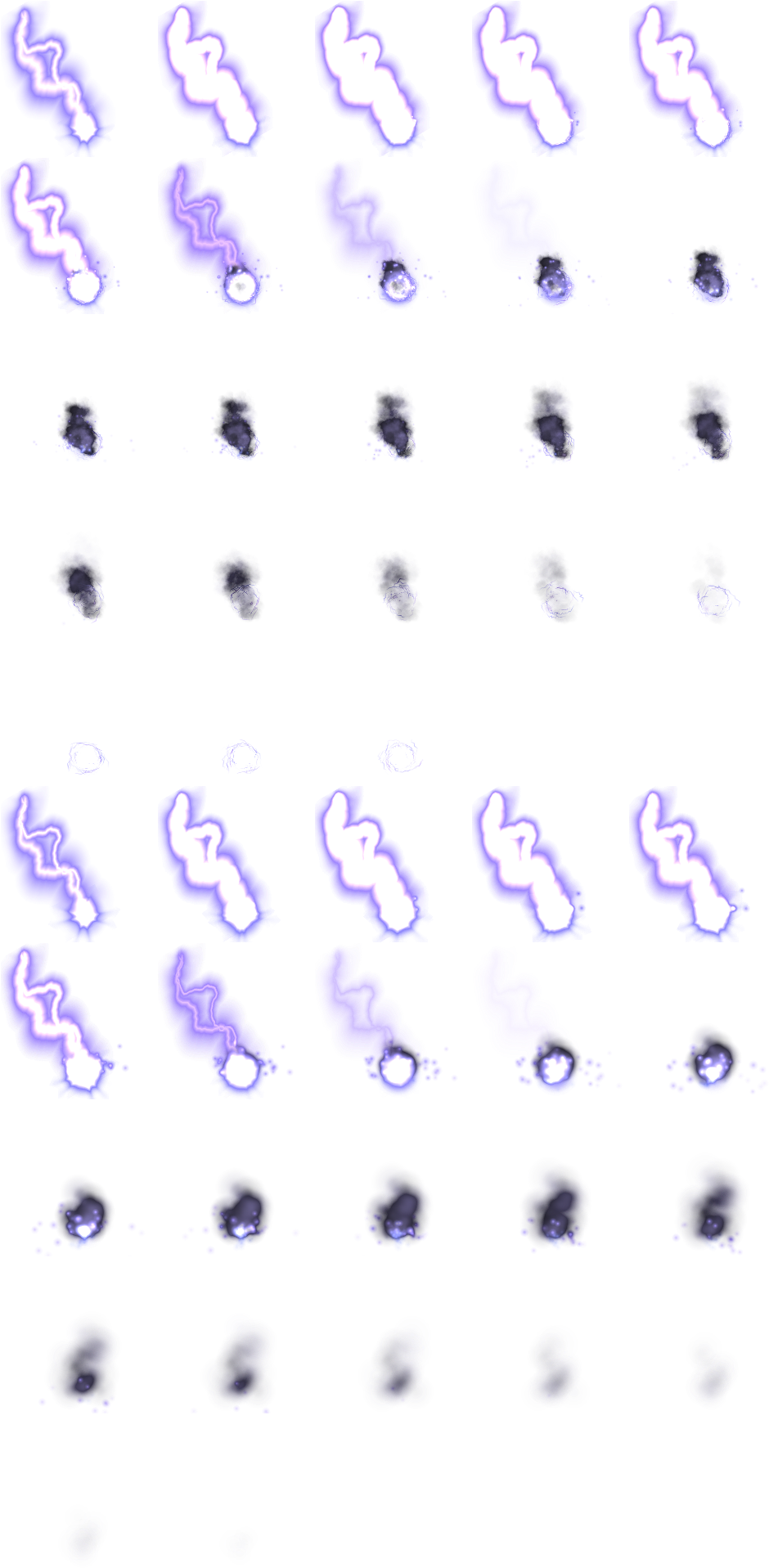 Ice - - Rpg Maker Thunder Effect (960x1920), Png Download