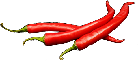 Fresh Red Chilli Pepper, With Tonic - Bird's Eye Chili (500x500), Png Download
