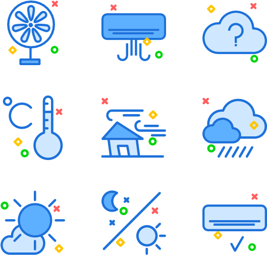 Weather 87 Icons - Air Icon (600x564), Png Download