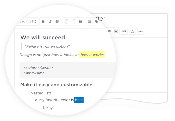 Really Rich Editing, Made Simple - Formatted Text (679x465), Png Download