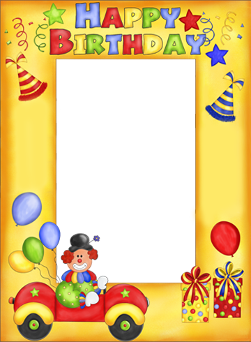 Happy Birthday Frames Hd - Birthday Wishes With Photo And Name (360x490), Png Download