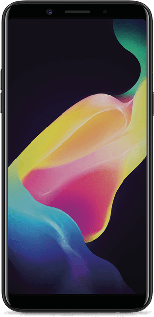 Oppo A73 32 Gb Black Front - Oppo F5 (710x710), Png Download