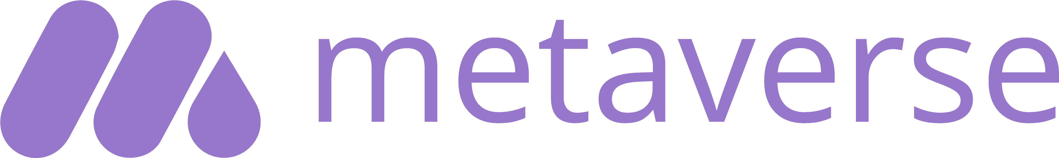 Editing Text In Studio - Metaverse Logo (3810x1000), Png Download