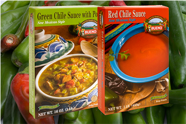 Chile Sauces - Bueno Green Chile With Pork Sauce, 16 Oz (400x400), Png Download