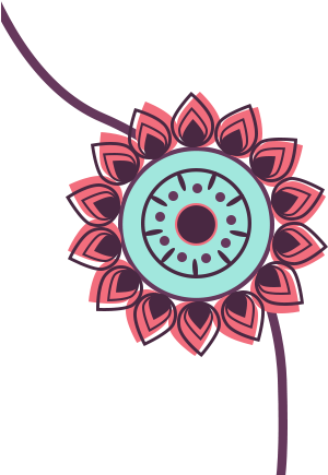 Cartoon Rakhi Png - Rakhi Clipart Png (299x548), Png Download