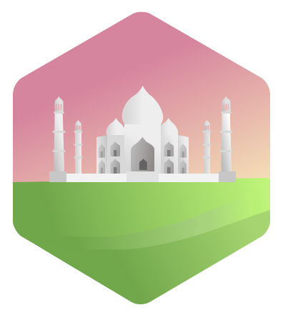 Pyramid's Of Giza Taj Mahal - Taj Mahal (396x441), Png Download