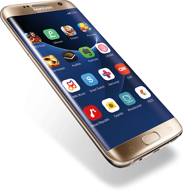 Samsung Phone Edge 7 (627x656), Png Download