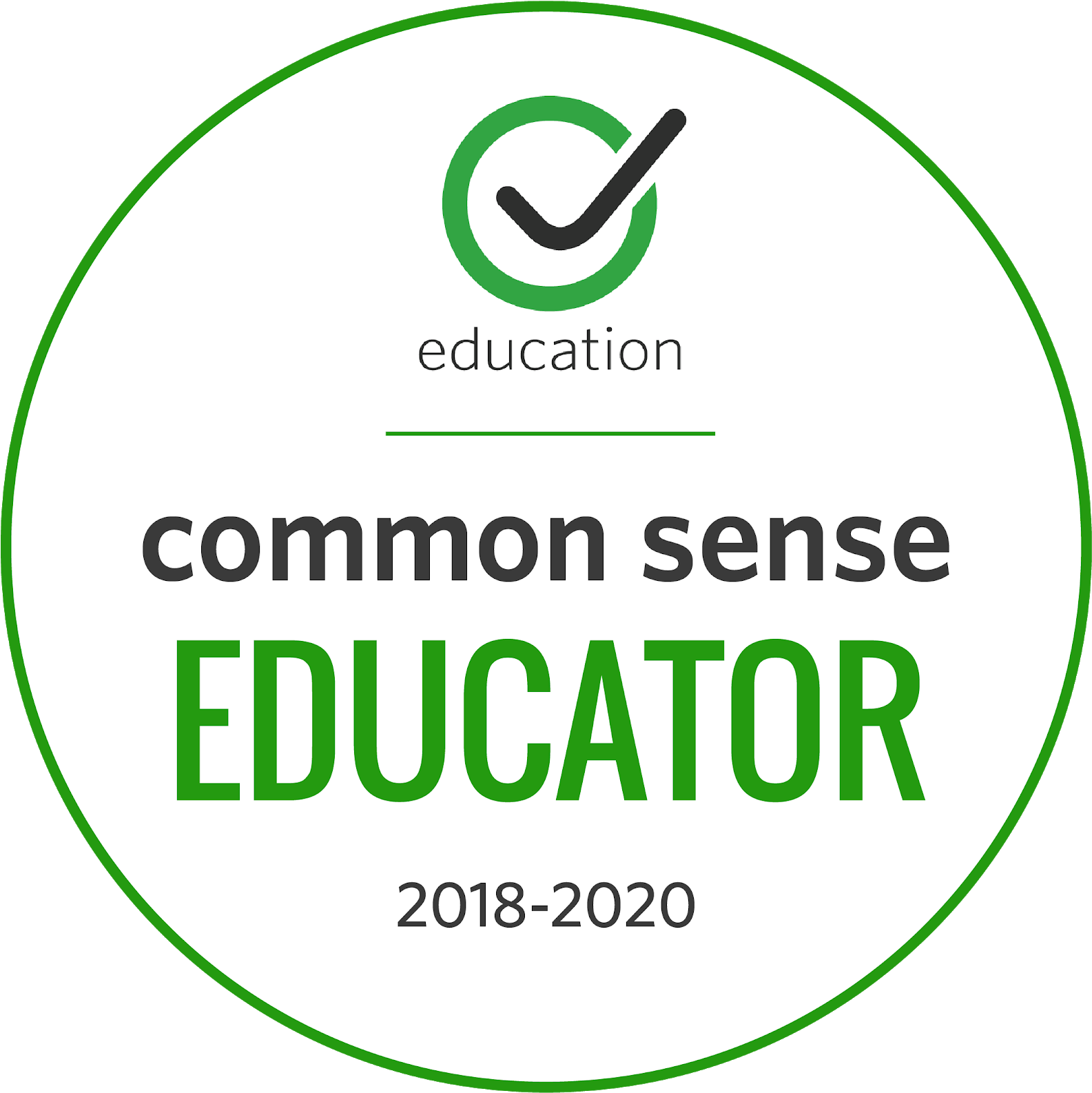 Gms Recognized As Common Sense School - Commonsense Media (1000x1000), Png Download