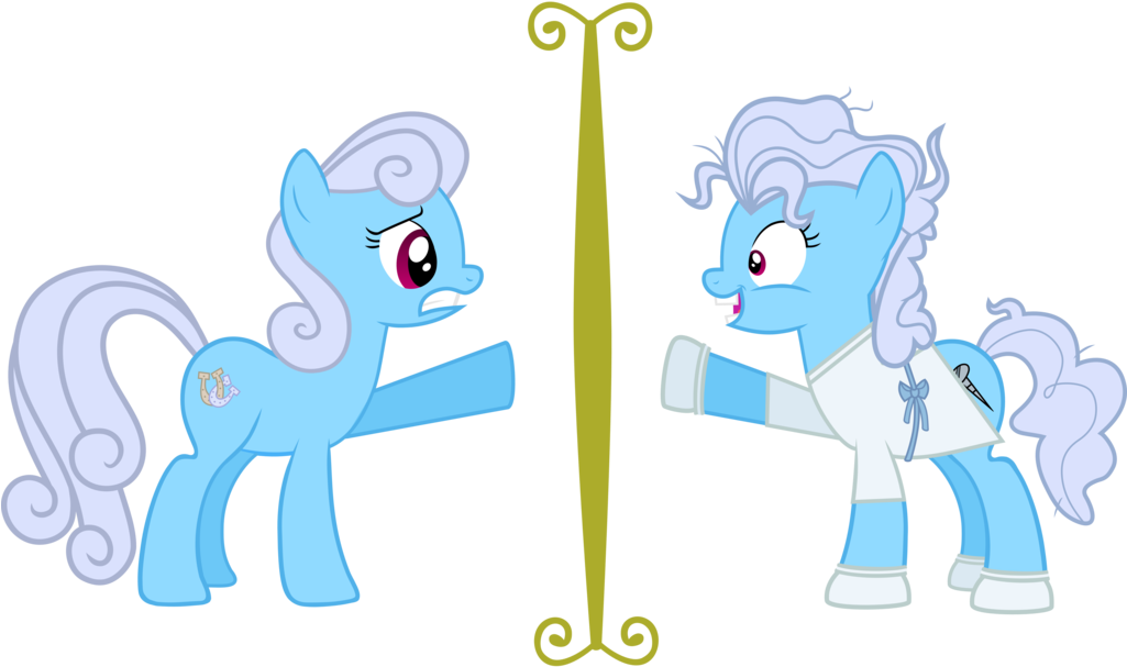 Jaybugjimmies, Duo, Linky, Mirror, Safe, Screw Loose, - Mlp Mirror Vector (1024x614), Png Download