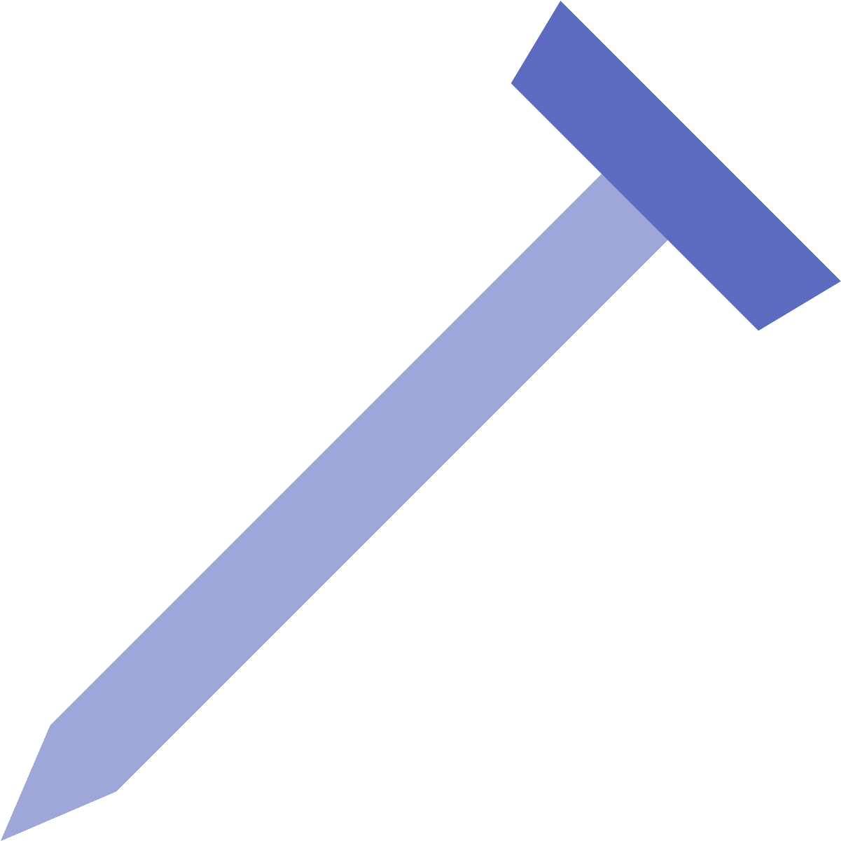 Png 50 Px - Nail (1600x1600), Png Download