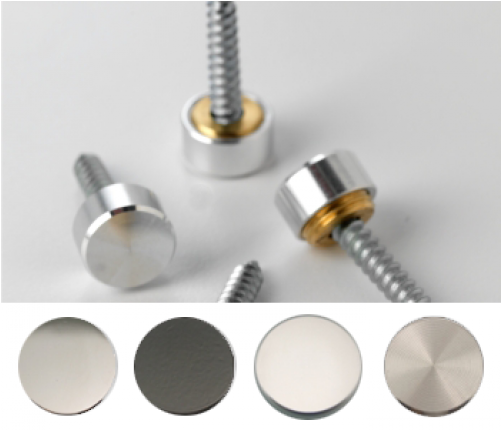 Rowmark Metro Screw Cap - Johnson Plastics (500x588), Png Download