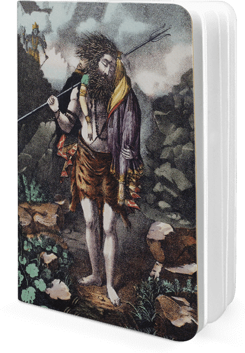 Dailyobjects Indian Mythology Mahadev A5 Notebook Plain - Pilgrimage And Politics In Colonial Bengal: The Myth (600x700), Png Download