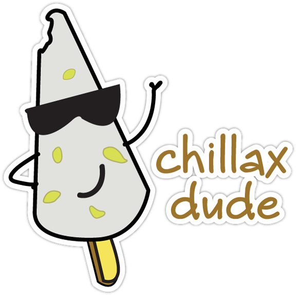 Messaging Stickers Need To Be Conversational, And Must - Kulfi Cartoon (600x600), Png Download