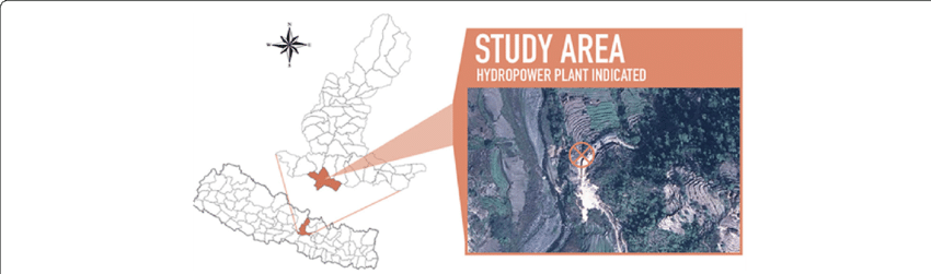 Study Area Location Of The Mhp Site In Mahadevsthan, - Common Fig (850x251), Png Download