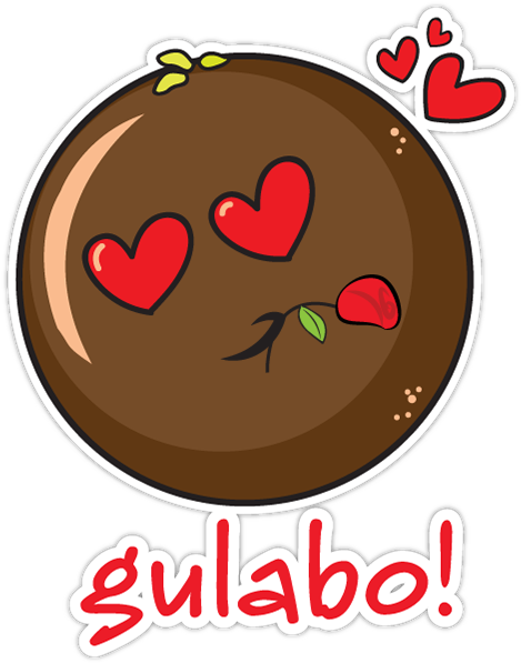 Gulab Jamun, A Milk Solids Based Dessert - Illustration (600x599), Png Download