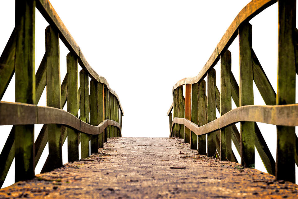 Using Repurposed Wood Instead Of Cutting Down Trees - Png Bridge (960x640), Png Download