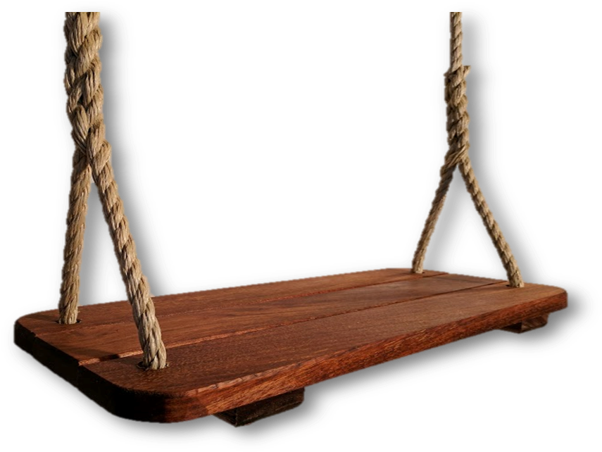 Limited Edition Mahogany Tree Wood Swing - Wood (898x678), Png Download