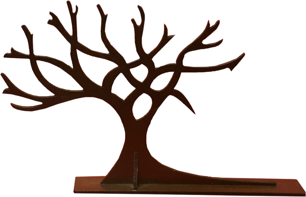 Wooden Tree Jewellery Display - Wood Jewelry Tree (1024x1024), Png Download