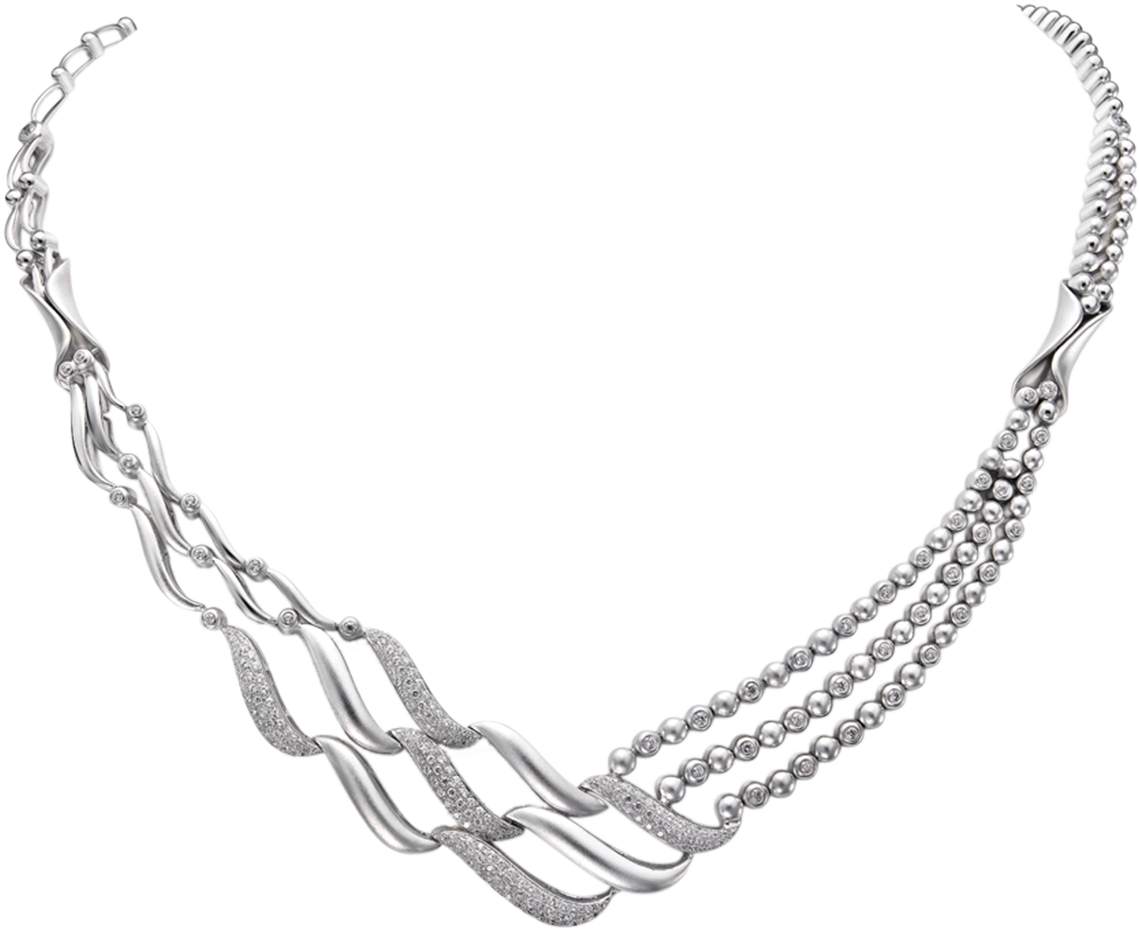Arista Necklace - Platinum Necklace (1200x1000), Png Download