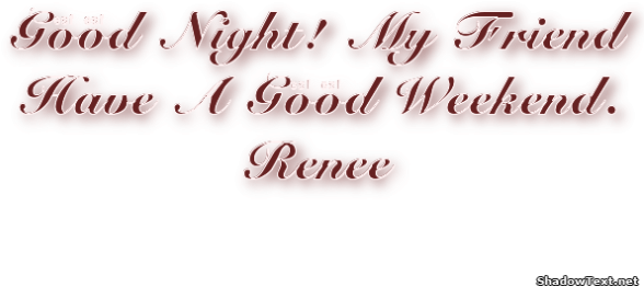 Good Night Have A Nice Weekend (600x336), Png Download