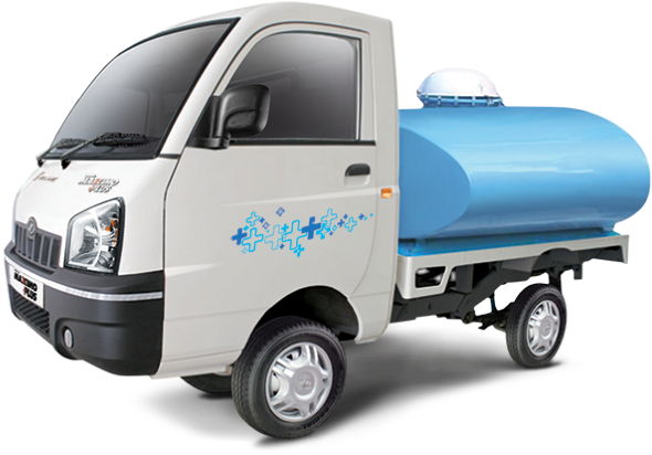 Mahindra Maxximo Tanker - Kia Bongo (644x500), Png Download