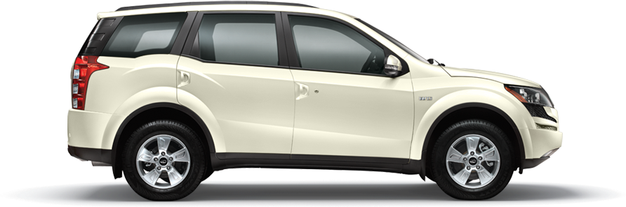 The Xuv Has An Attractive Side Profile - Mahindra Xuv 500 White (892x295), Png Download