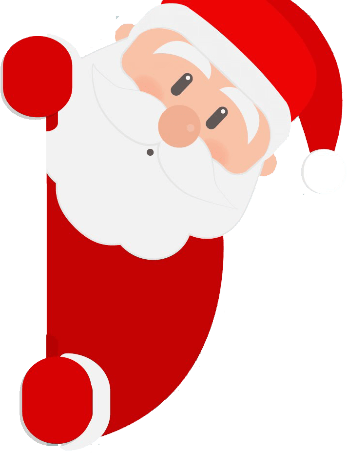 Papa-noel - 100 Days Before Christmas Clipart (712x928), Png Download