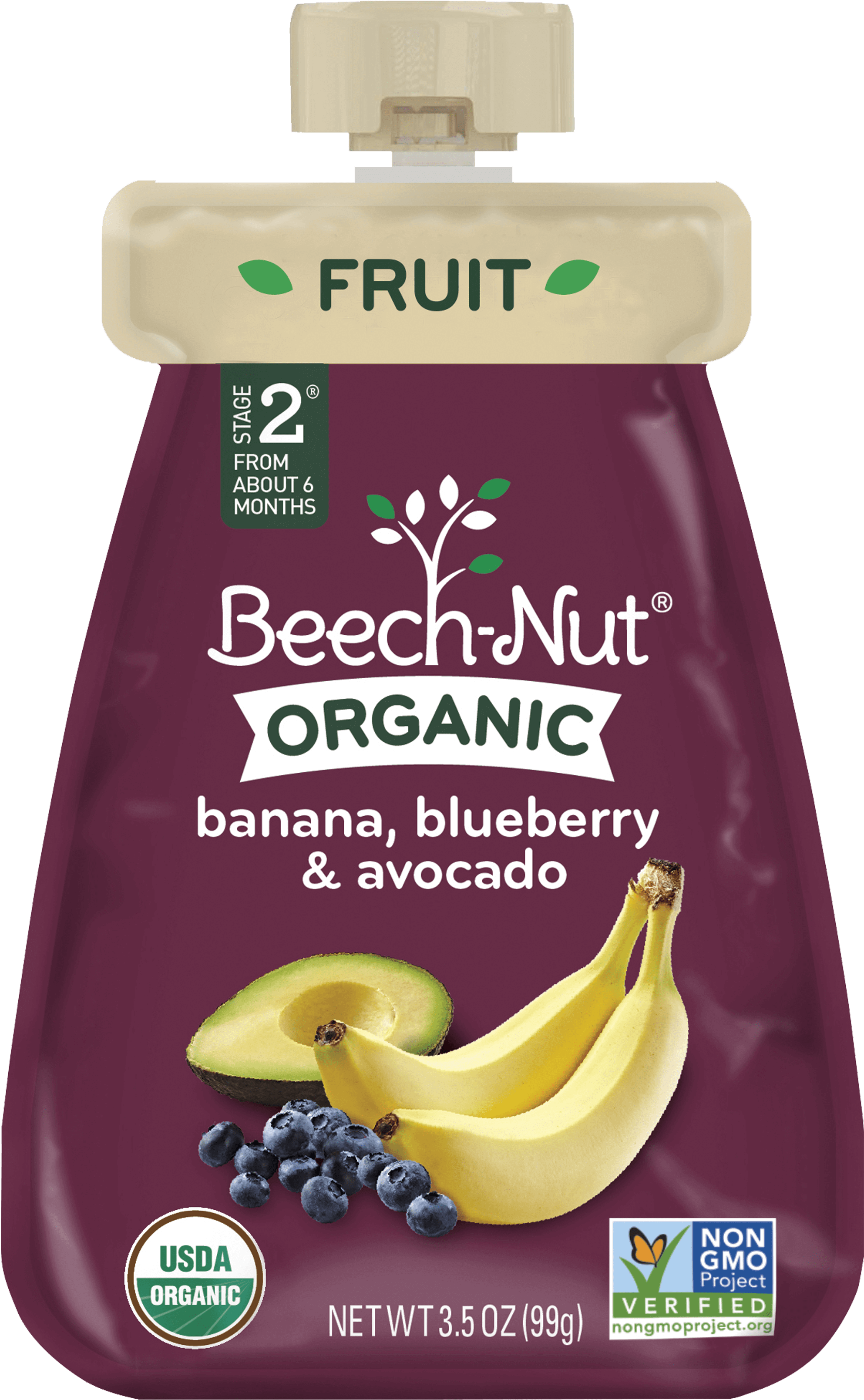 Beech Nut Organic Pouch (1990x3237), Png Download