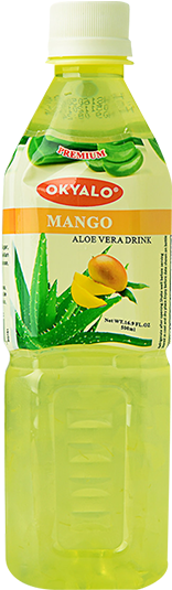 500ml Mango Aloe Vera Premium Drink - Mango Aloe Vera Drink (543x567), Png Download