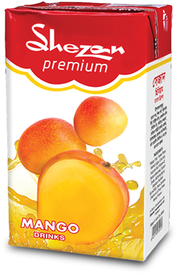 Shezan Premium Mango Drink Tertra Pack - Shezan Juice (420x520), Png Download