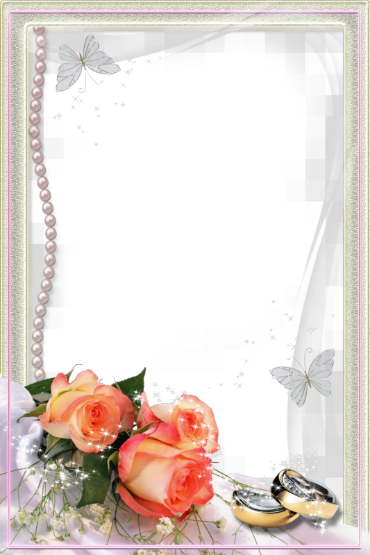 0, - Marcos Png Para Matrimonio (400x600), Png Download