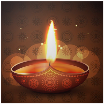 Diya Sticker (400x400), Png Download