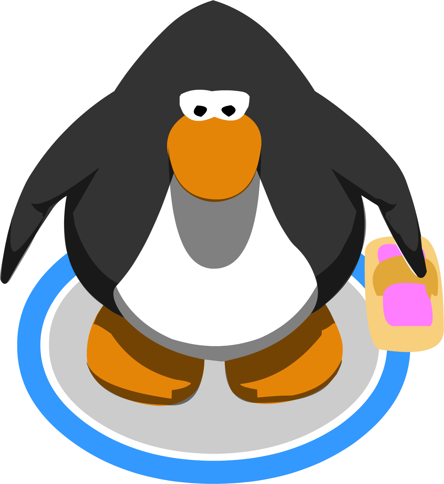 Flower Basket In-game - Red Penguin Club Penguin (1536x1677), Png Download